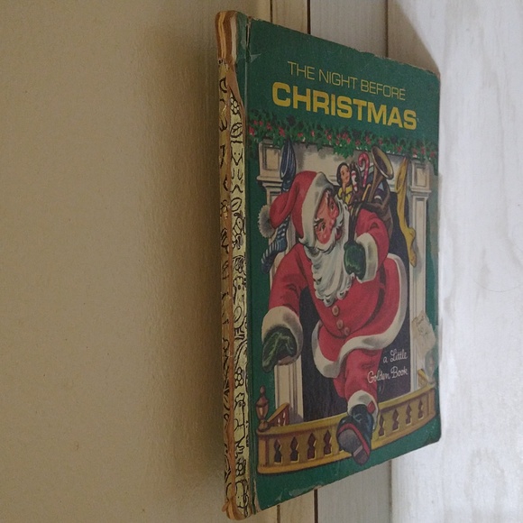 Vintage 1969 The Night Before Christmas A Little Golden Book by Clement C Moore - Picture 5 of 9
